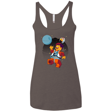 T-Shirts Macchiato / X-Small The Rebellion Is Awesome Women's Triblend Racerback Tank