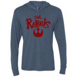 T-Shirts Indigo / X-Small The Rebels (1) Triblend Long Sleeve Hoodie Tee