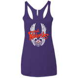 T-Shirts Purple / X-Small THE REBELS Women's Triblend Racerback Tank