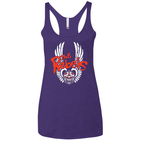 T-Shirts Purple / X-Small THE REBELS Women's Triblend Racerback Tank