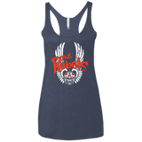 T-Shirts Vintage Navy / X-Small THE REBELS Women's Triblend Racerback Tank