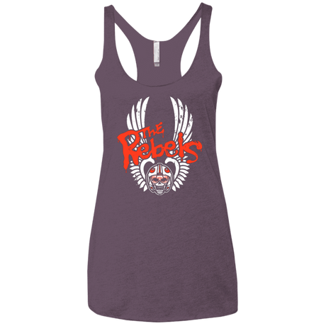 T-Shirts Vintage Purple / X-Small THE REBELS Women's Triblend Racerback Tank