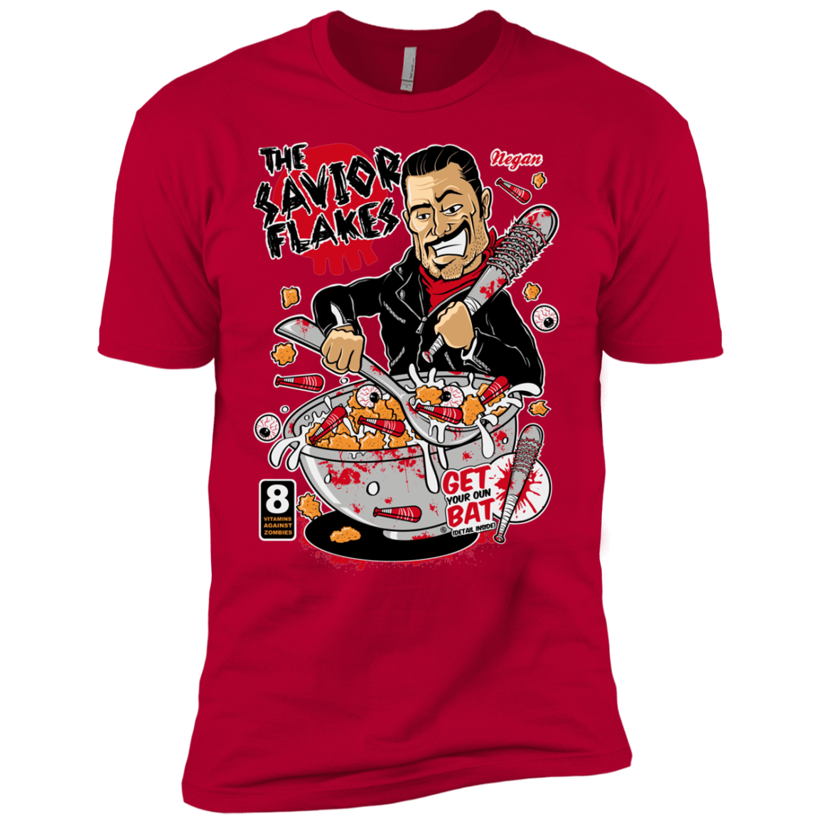 T-Shirts Red / YXS The Savior Flakes Boys Premium T-Shirt