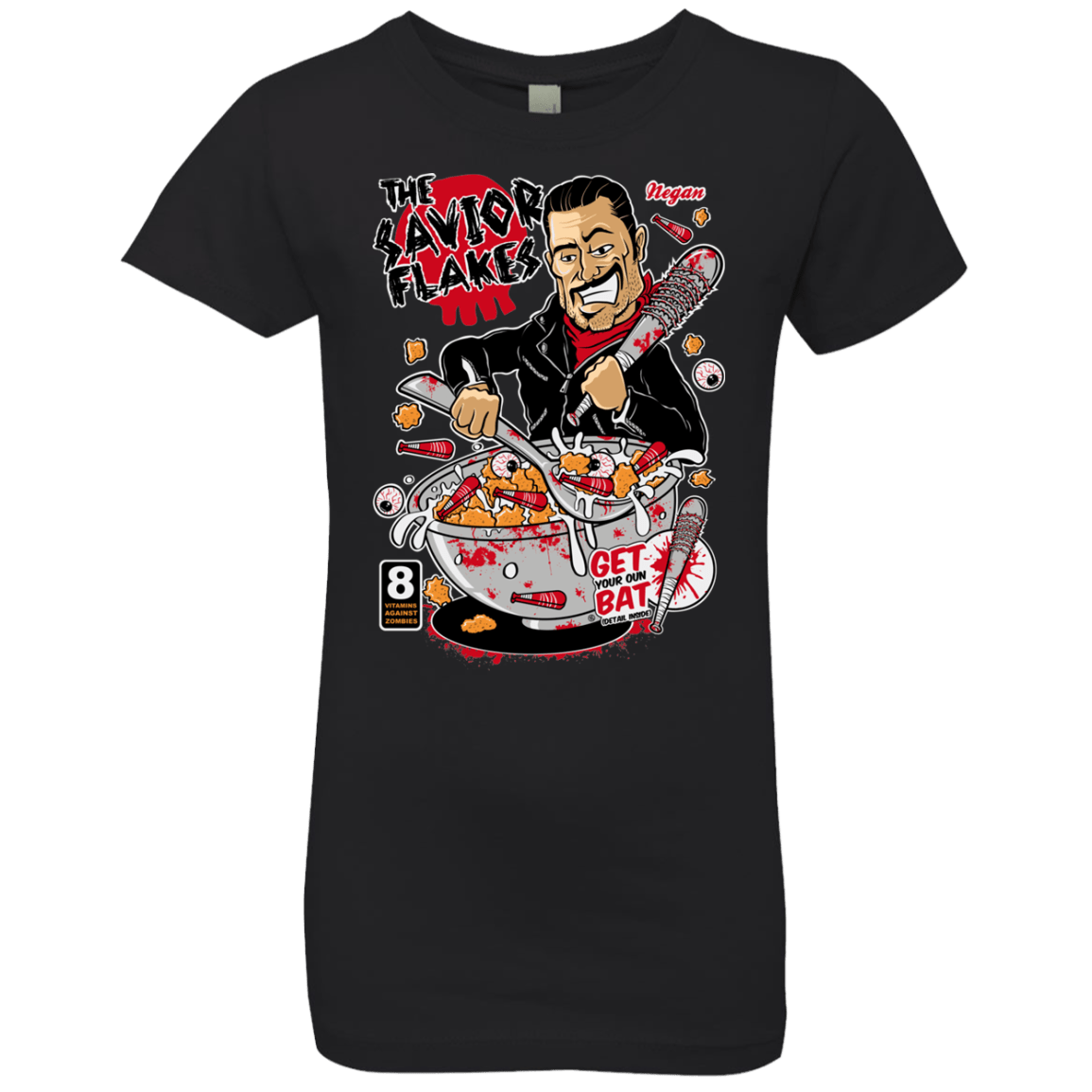 T-Shirts Black / YXS The Savior Flakes Girls Premium T-Shirt