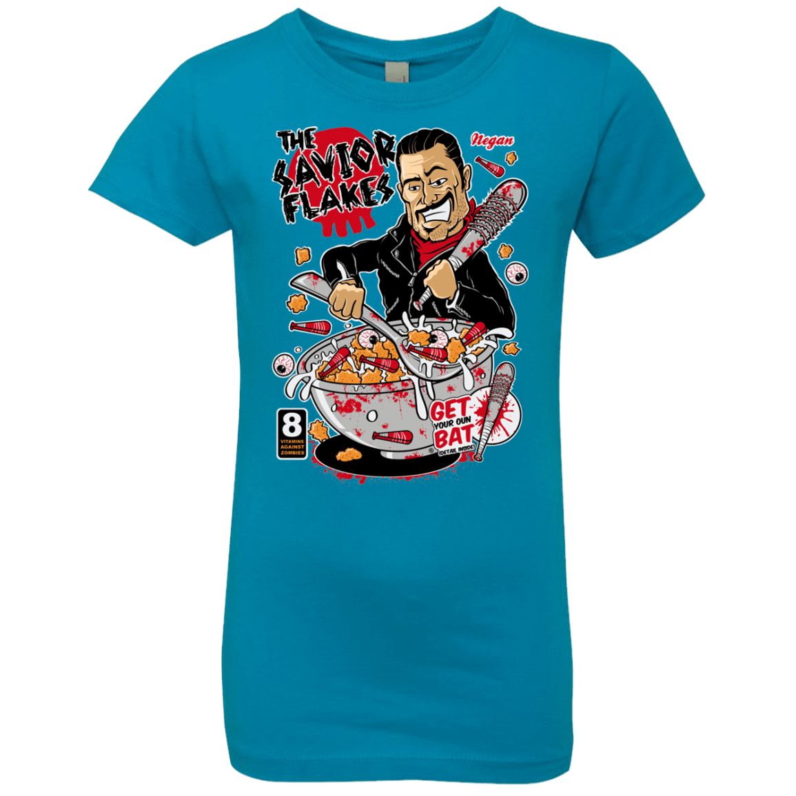 T-Shirts Turquoise / YXS The Savior Flakes Girls Premium T-Shirt