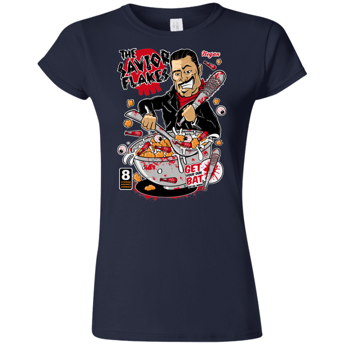 T-Shirts Navy / S The Savior Flakes Junior Slimmer-Fit T-Shirt