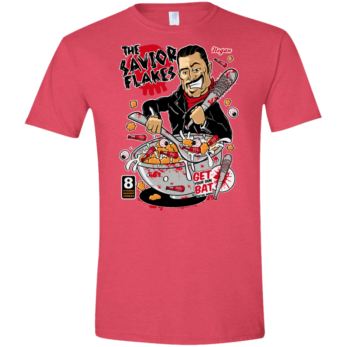 T-Shirts Heather Red / S The Savior Flakes Men's Semi-Fitted Softstyle