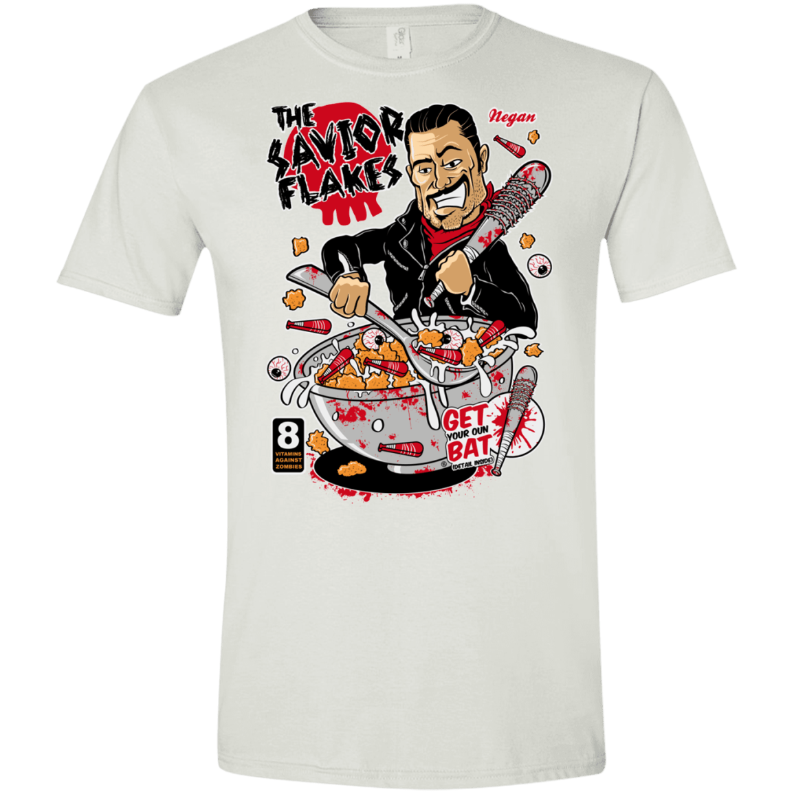 T-Shirts White / X-Small The Savior Flakes Men's Semi-Fitted Softstyle