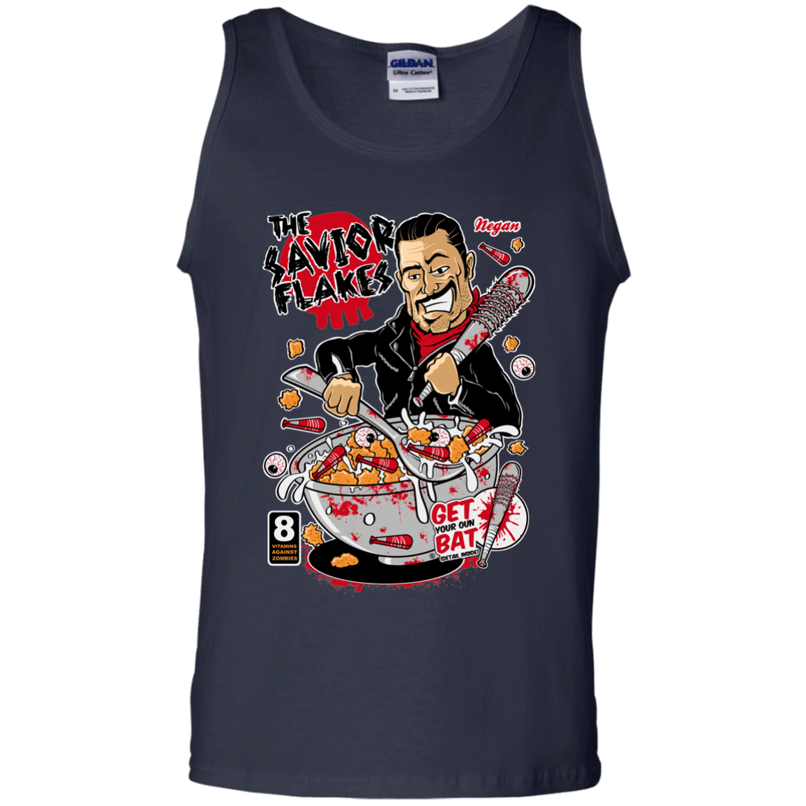 T-Shirts Navy / S The Savior Flakes Men's Tank Top