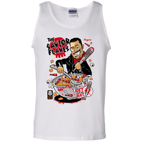 T-Shirts White / S The Savior Flakes Men's Tank Top