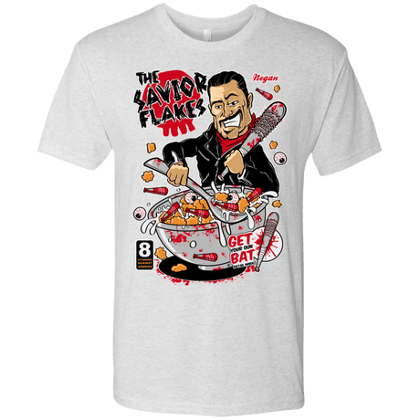 T-Shirts Heather White / S The Savior Flakes Men's Triblend T-Shirt