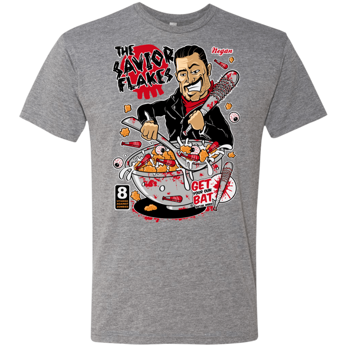 T-Shirts Premium Heather / S The Savior Flakes Men's Triblend T-Shirt