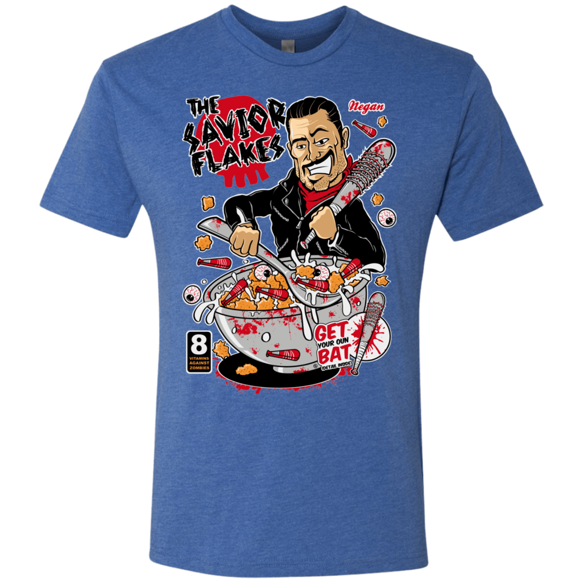 T-Shirts Vintage Royal / S The Savior Flakes Men's Triblend T-Shirt