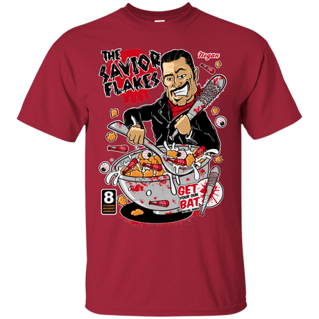T-Shirts Cardinal / S The Savior Flakes T-Shirt
