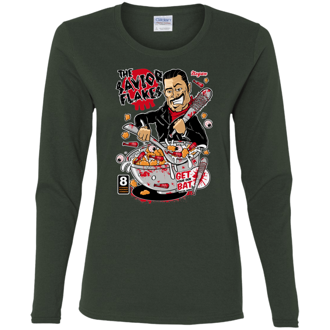 T-Shirts Forest / S The Savior Flakes Women's Long Sleeve T-Shirt