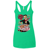 T-Shirts Envy / X-Small The Savior Flakes Women's Triblend Racerback Tank