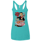 T-Shirts Tahiti Blue / X-Small The Savior Flakes Women's Triblend Racerback Tank