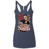 T-Shirts Vintage Navy / X-Small The Savior Flakes Women's Triblend Racerback Tank