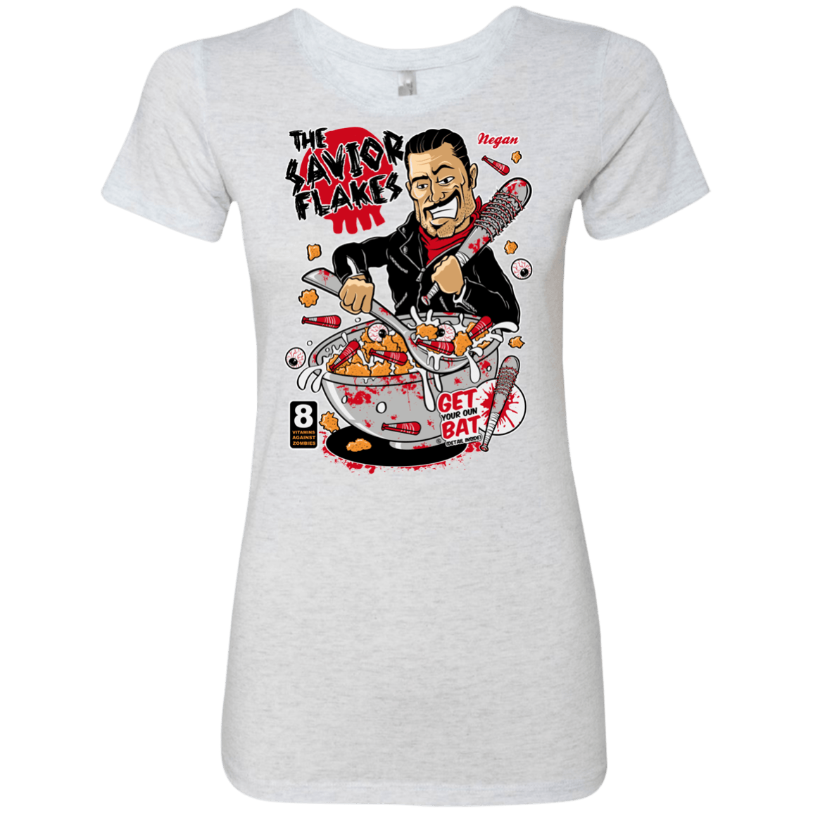 T-Shirts Heather White / S The Savior Flakes Women's Triblend T-Shirt