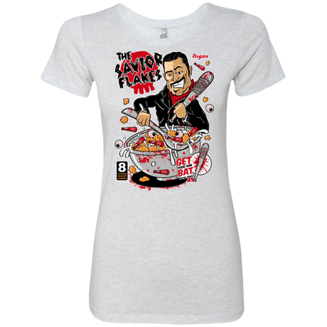 T-Shirts Heather White / S The Savior Flakes Women's Triblend T-Shirt