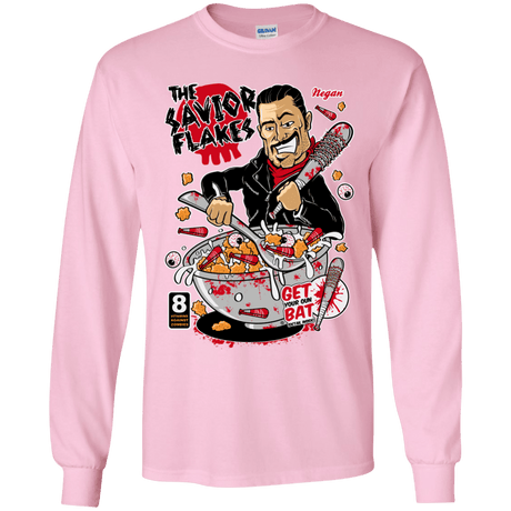 T-Shirts Light Pink / YS The Savior Flakes Youth Long Sleeve T-Shirt