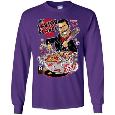 T-Shirts Purple / YS The Savior Flakes Youth Long Sleeve T-Shirt