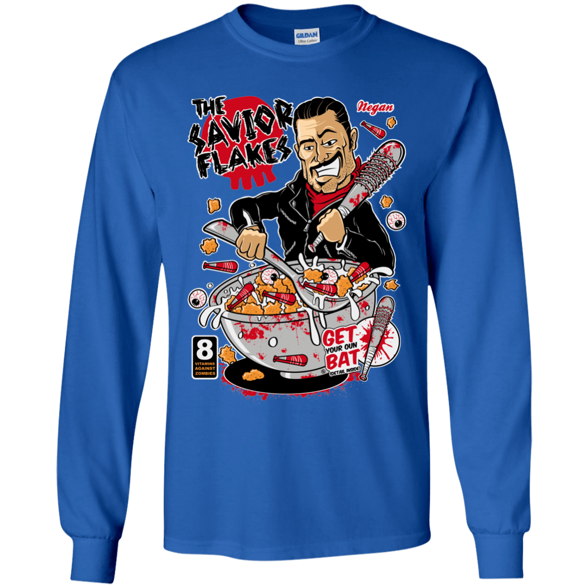 T-Shirts Royal / YS The Savior Flakes Youth Long Sleeve T-Shirt