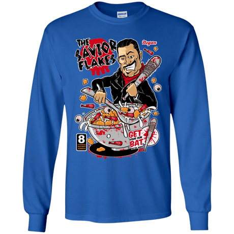 T-Shirts Royal / YS The Savior Flakes Youth Long Sleeve T-Shirt
