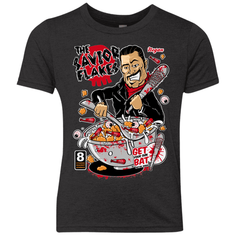 T-Shirts Vintage Black / YXS The Savior Flakes Youth Triblend T-Shirt