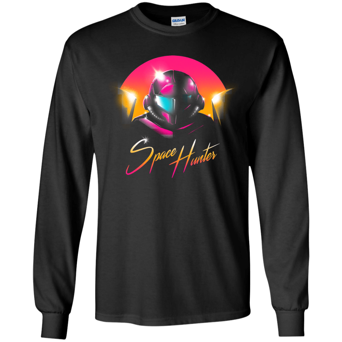 T-Shirts Black / YS The Space Hunter Youth Long Sleeve T-Shirt