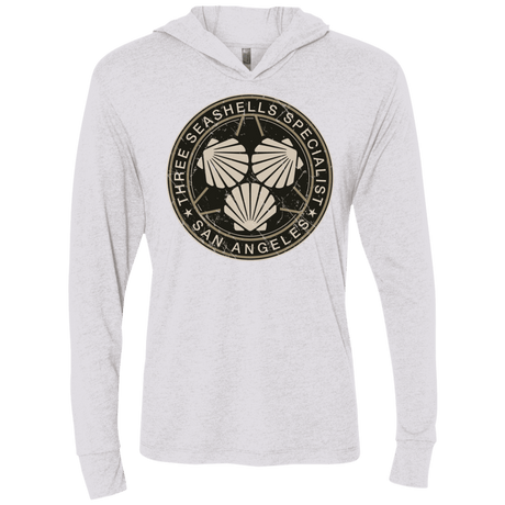 T-Shirts Heather White / X-Small The Specialist Triblend Long Sleeve Hoodie Tee