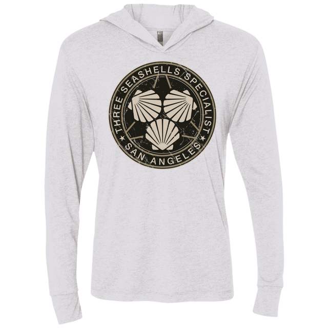 T-Shirts Heather White / X-Small The Specialist Triblend Long Sleeve Hoodie Tee