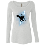 T-Shirts Heather White / Small The Thunder God Returns Women's Triblend Long Sleeve Shirt