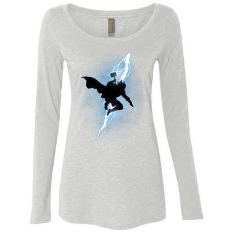 T-Shirts Heather White / Small The Thunder God Returns Women's Triblend Long Sleeve Shirt