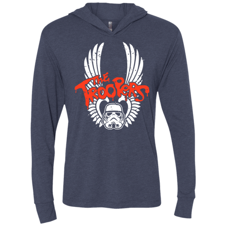 T-Shirts Vintage Navy / X-Small THE TROOPERS Triblend Long Sleeve Hoodie Tee