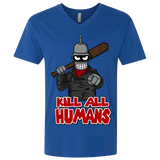 T-Shirts Royal / X-Small The Walking Bot Men's Premium V-Neck