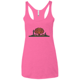 T-Shirts Vintage Pink / X-Small The Wasteland is Dangerous Women's Triblend Racerback Tank