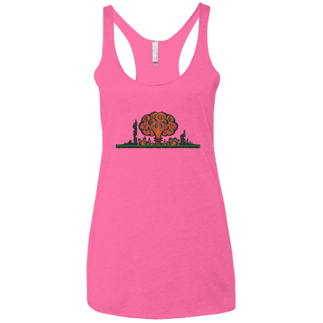 T-Shirts Vintage Pink / X-Small The Wasteland is Dangerous Women's Triblend Racerback Tank