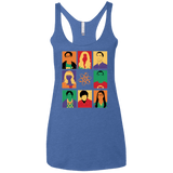 T-Shirts Vintage Royal / X-Small Theory pop Women's Triblend Racerback Tank