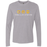 T-Shirts Heather Grey / Small There Is Life After 5PM Men's Premium Long Sleeve