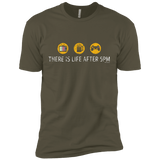 T-Shirts Military Green / X-Small There Is Life After 5PM Men's Premium T-Shirt