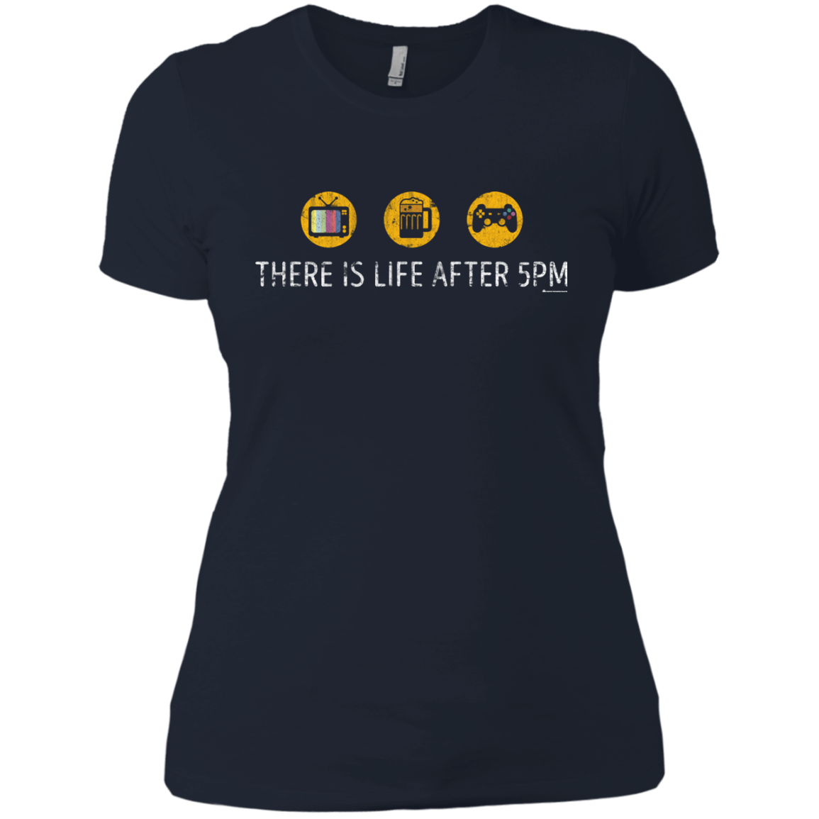 T-Shirts Midnight Navy / X-Small There Is Life After 5PM Women's Premium T-Shirt