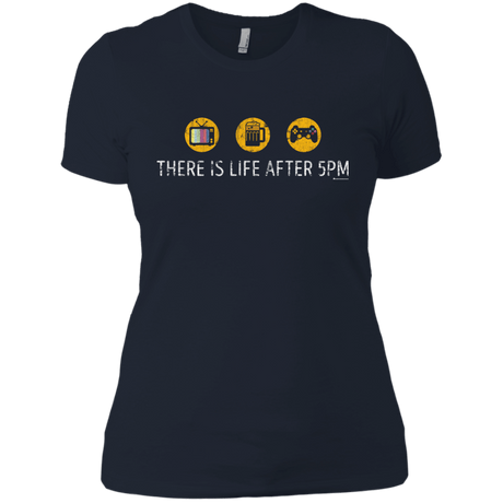 T-Shirts Midnight Navy / X-Small There Is Life After 5PM Women's Premium T-Shirt
