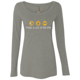 T-Shirts Venetian Grey / Small There Is Life After 5PM Women's Triblend Long Sleeve Shirt