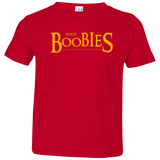 T-Shirts Red / 2T These boobies Toddler Premium T-Shirt