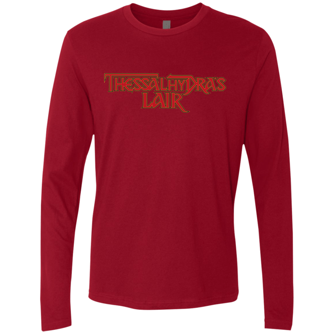 T-Shirts Cardinal / S Thessalhydras Lair Men's Premium Long Sleeve