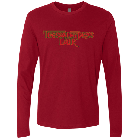T-Shirts Cardinal / S Thessalhydras Lair Men's Premium Long Sleeve