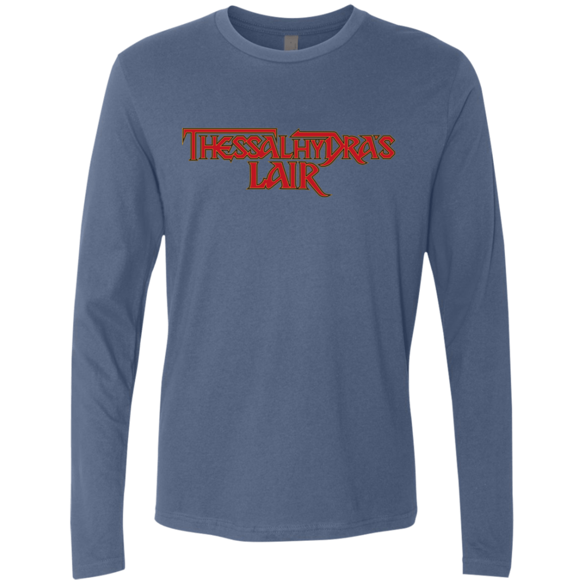 T-Shirts Indigo / S Thessalhydras Lair Men's Premium Long Sleeve