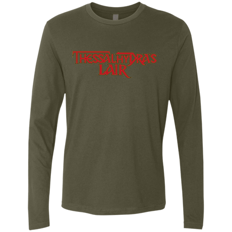 T-Shirts Military Green / S Thessalhydras Lair Men's Premium Long Sleeve
