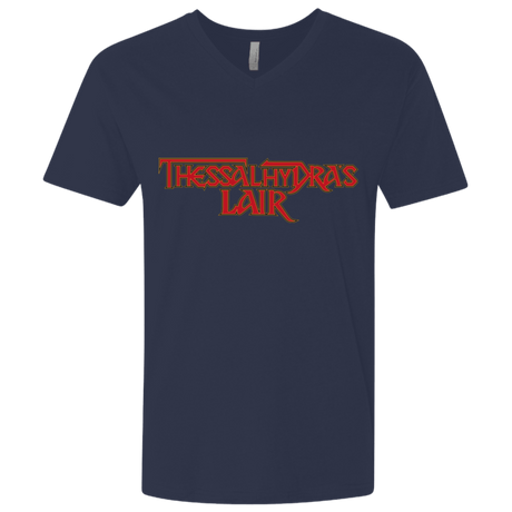 T-Shirts Midnight Navy / X-Small Thessalhydras Lair Men's Premium V-Neck